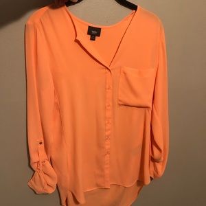 Orange Mossimo Blouse size xs